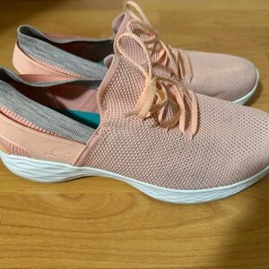 Skechers Women's Slip-On YOU - Casual Sneakers Pink Size 9.5